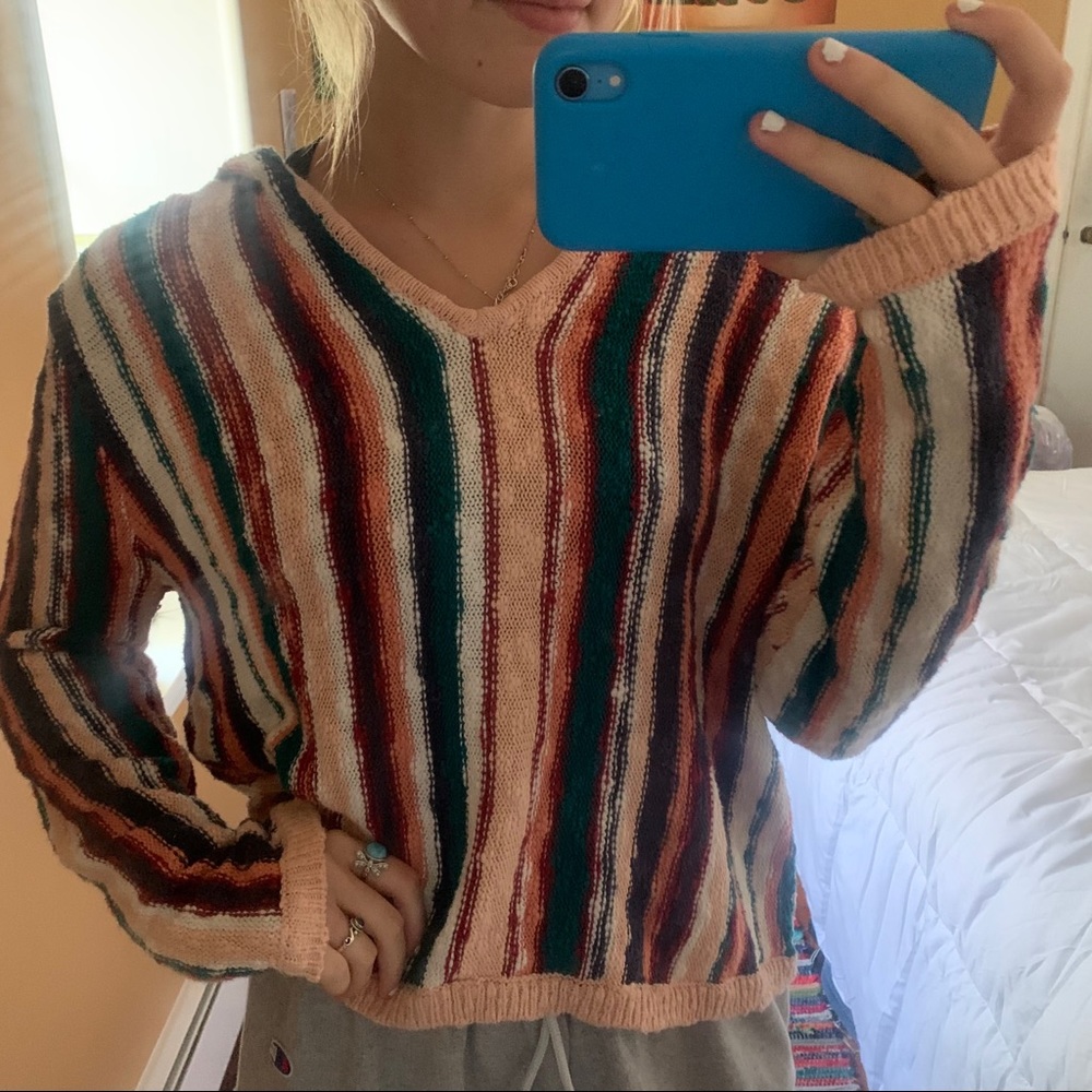 Roxy Beachy Patterned Hoodie - image 7